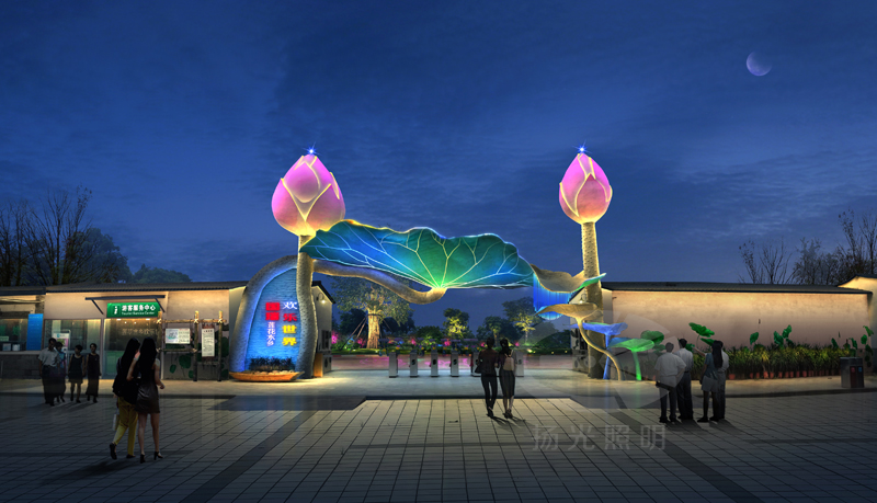 主題(tí)樂園景觀照明 主題樂園景觀照明