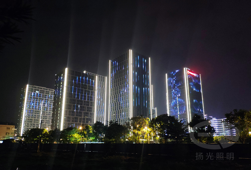 中国（guó）铁建南方总部商业综合体灯光（guāng）工（gōng）程实景图
