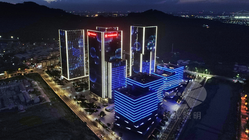 樓宇照（zhào）明工程夜景圖