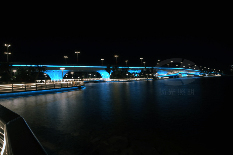 大橋景觀照明工程夜景（jǐng）圖（tú）