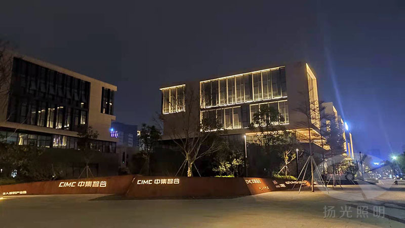 產業園景觀照明工程實拍圖