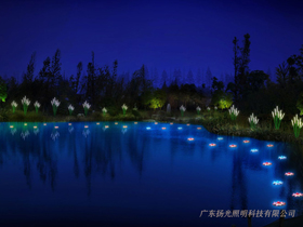 南通陈氏花园夜景设计