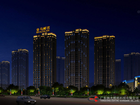 聯華國際：東莞皇（huáng）馬酈宮夜景照（zhào）明（míng）