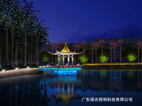 广州华南理工大学堤岸照明设计