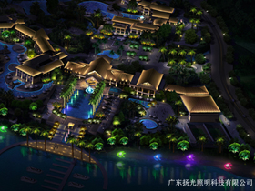 海南中铁丽湖半（bàn）岛景观照明设计