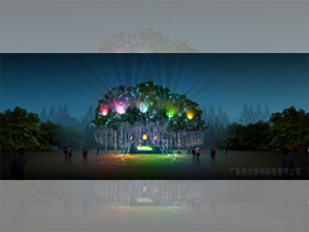 宁（níng）夏（xià）固原哇呀（ya）哈乐园夜景灯光设计（jì）