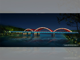 貴州黃弓大橋夜景照明（míng）