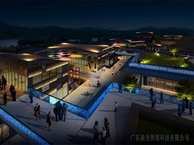 四川遂宁鹭栖湖（hú）夜（yè）景照明