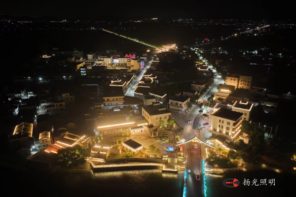 海丰鹭影禾香乡（xiāng）村示范基地（dì）夜景照明（míng）设（shè）计施工