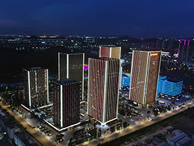 中国铁建南方总部商业综合（hé）体灯光（guāng）工程