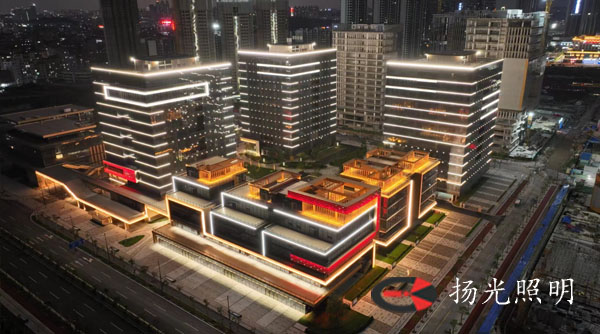 白雲湖濱未來科技產業園亮化工程設計施工
