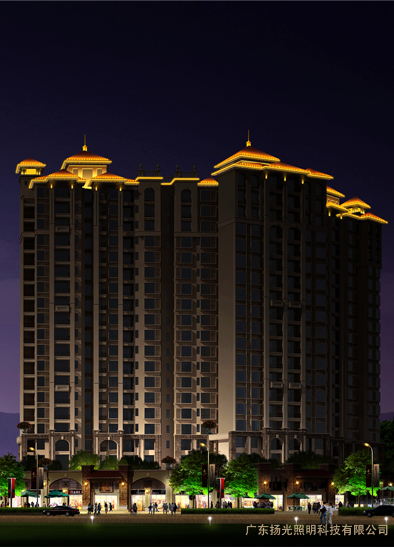 韶關禦龍灣夜景照明工程