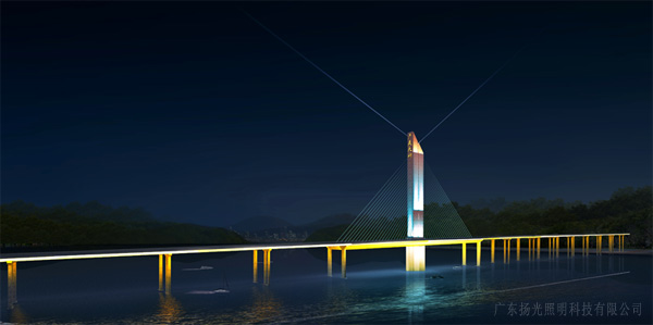 英德广英（yīng）大桥（qiáo）夜景（jǐng）照明（míng）